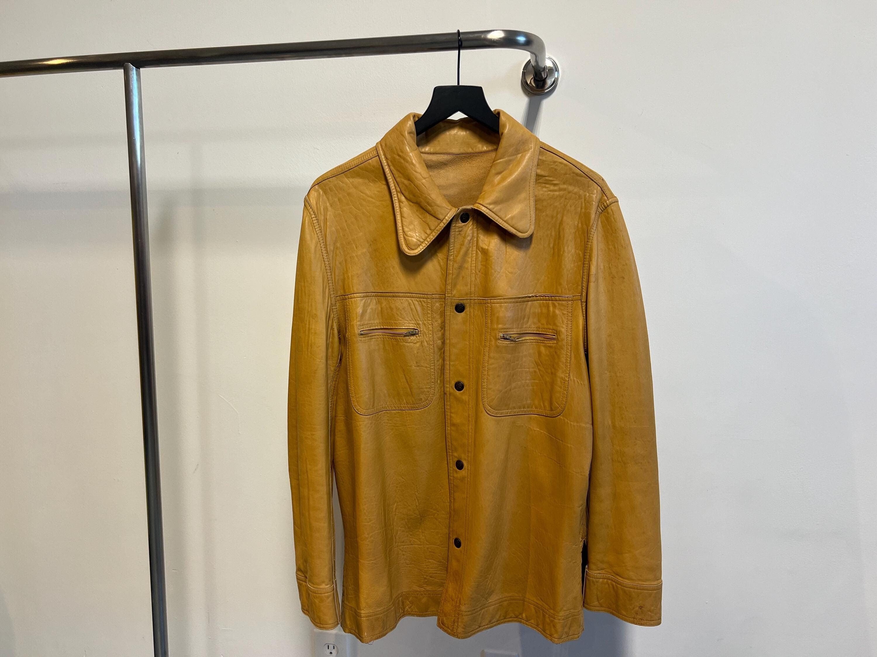 M/L - リバーシブルレザー/スエードジャケット - Etsy 日本