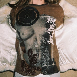 M - 90&#39;s Jean Paul Gaultier Maille Rare Body Form Wool Sweater