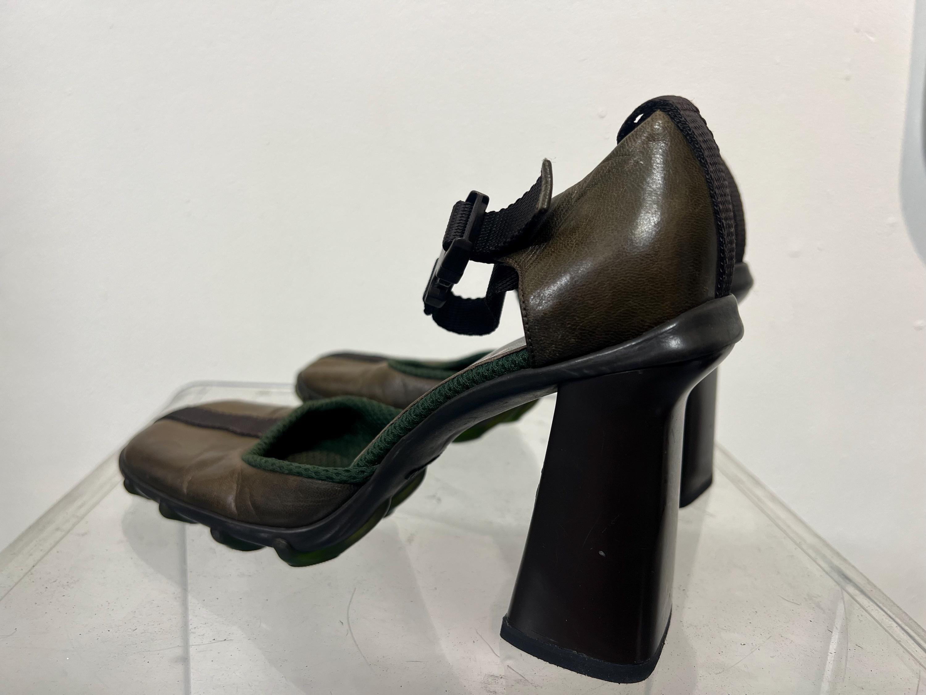 8/38 - FW 1999 Miu Miu Bubble Buckle Strap Mary Jane Heels - Etsy