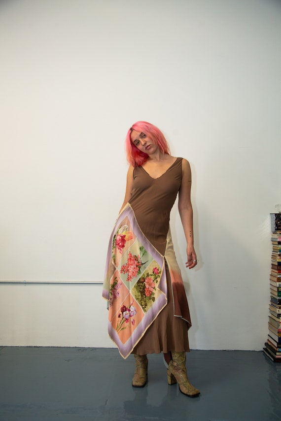 8 - Jean Paul Gaultier Floral Scarf Dress