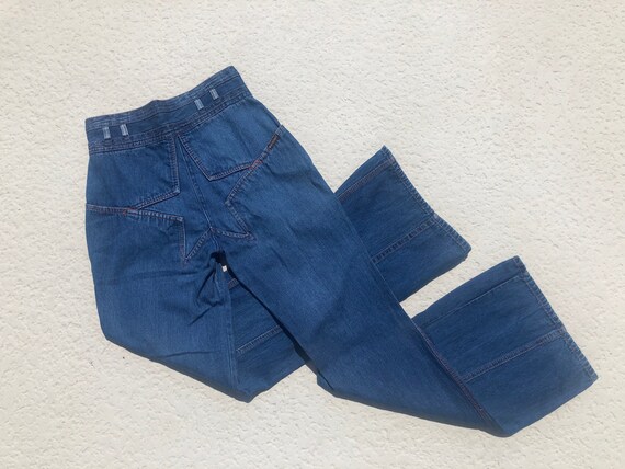 RARE 1970's N'est Ces Pas Star Butt Denim Jeans Or
