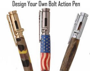 bullet pin/deer antler pens/mens inexpensive pens/good wooden pen/exotic wood pens/wood pen kits/rifle pen/graduation gift pen/grad pen gift