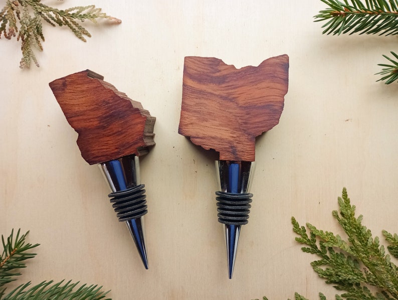 Texas Wine Bottle Stopper Wooden Gift image 6