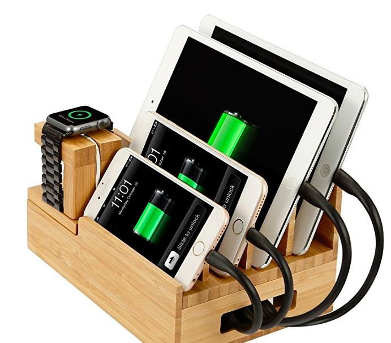 Ladestation Für Mehrere Geräte Selber Bauen Ladestation für mehrere Geräte Holz Dock Organizer Ladestation | Etsy