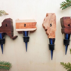 Texas Wine Bottle Stopper Wooden Gift image 2