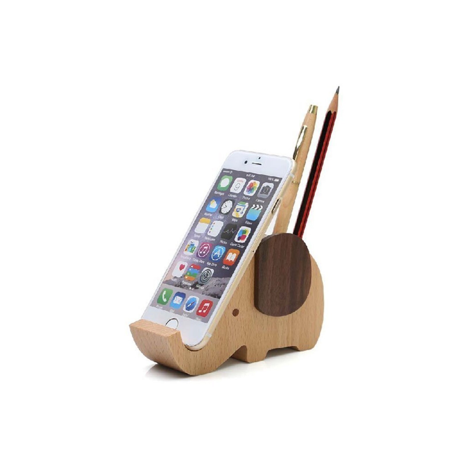 Phone Stand Wood Phone Stand Office Organizer Phone Gift Etsy