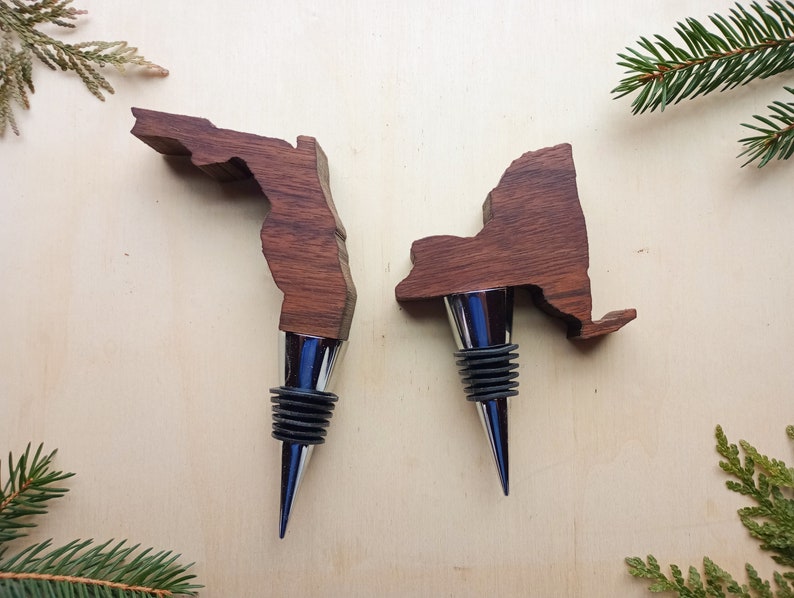 Texas Wine Bottle Stopper Wooden Gift image 3