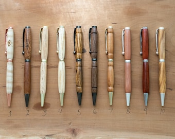 Handmade Pen, Engravable Pen, Wooden Pens, Christmas Pen, Engraved Pen, Handturned Wood gift, Holiday Pen, Exquisite Pen, Cross Style Pen