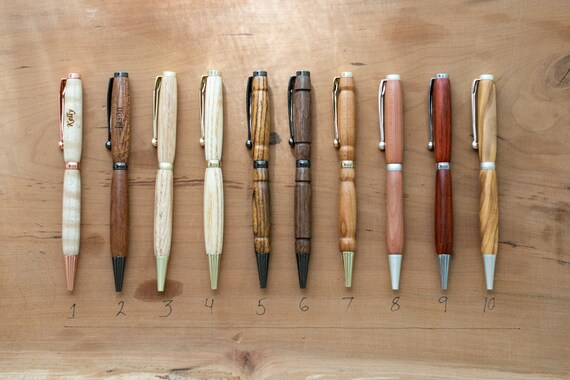 Pens for Writing Ballpoint Wood Carved Cute Animals carved pen