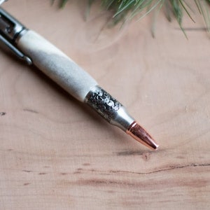 Hunting Gift Groom, Bolt Action Pen, Exotic Wood Pen, Rare Wood Pen, Deer Hunter Wood Pen, Hunting Gift for Dad image 8