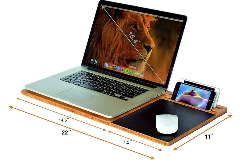 Lap Desk Lap Tray Stand Student Lapdesk Bamboo Etsy