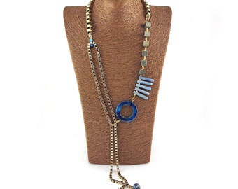 Funky Long Necklace - Etsy