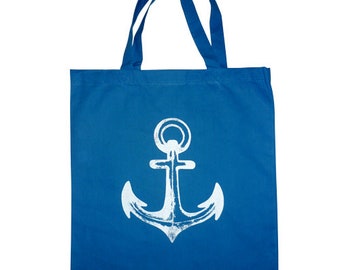 Jute bag with anchor