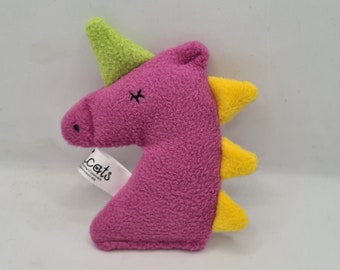 Quirky unicorn catnip and silvervine toy, cat toy uk