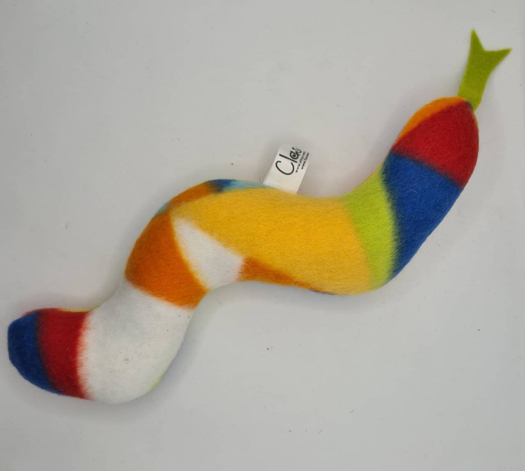 Sammy Snake Catnip and Silvervine Kitty Kicker Toy Cat Toy Uk Etsy