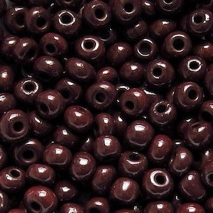 10/0 Old Time Color Vintage French Coco Brown  Seed Beads 
