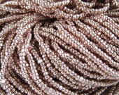 13 0 Rose Gold Terra Metallic Glass Czech Seed Beads 1.7 mm 1 Cut Option 6 Strands Hanks.