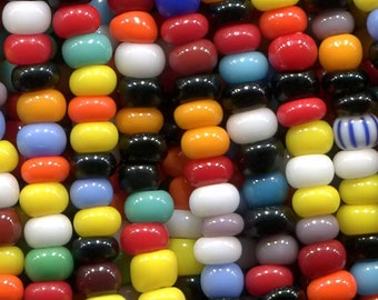 10/0 Mix Color Opaque | Czech Seed Beads 2.3 mm Rocailles | Options: 6 Strands - Hanks.