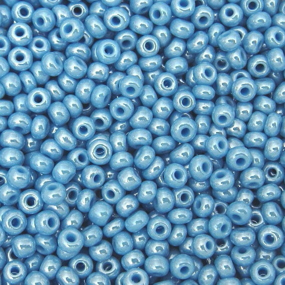 Preciosa-Rocailles 4 mm turquesa opaque 20g