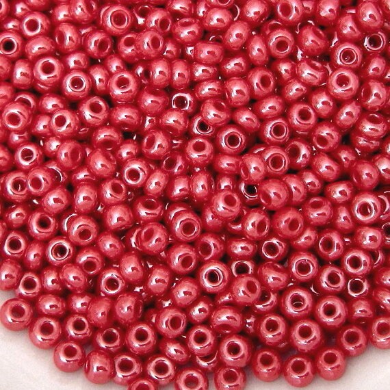 30G Bag of Black Opaque 4mm Glass Seed Beads Rocaille