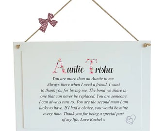 Gifts for Aunts-Aunt Birthday Gift-Thank You Gift for Aunt-Aunt Poem-Aunt Wedding Print-Personalized Print-Throughout Your Life Poem