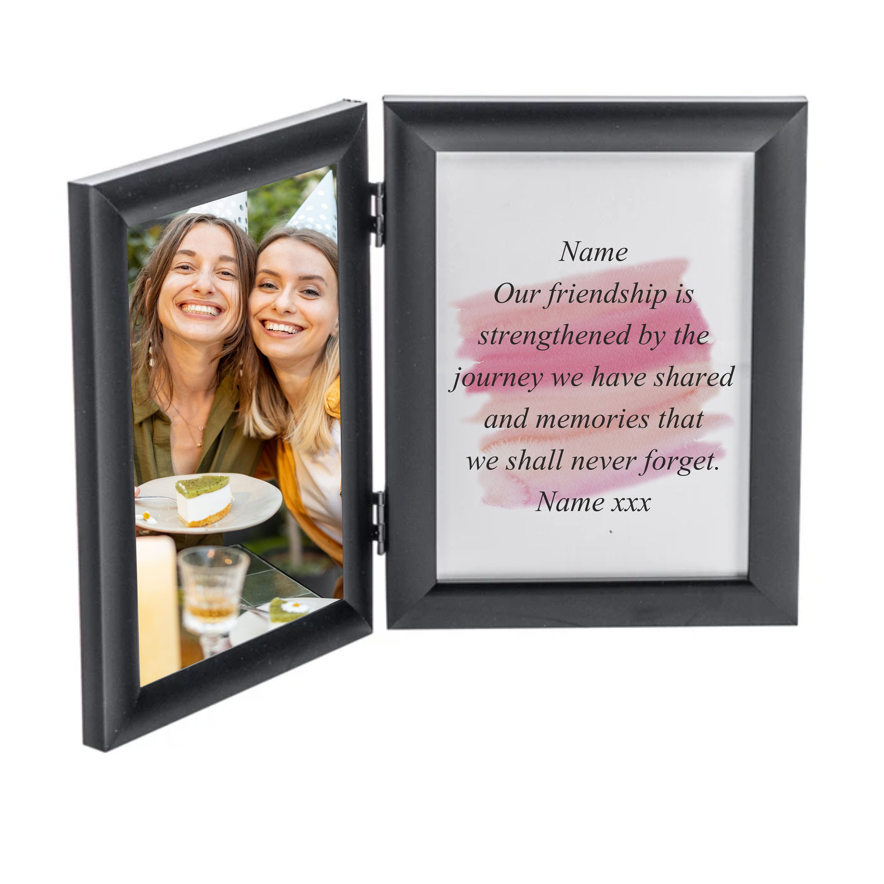 FRIENDS FLIPIT QUOTES 4x6 Expressions frame - Picture Frames, Photo Albums,  Personalized and Engraved Digital Photo Gifts - SendAFrame