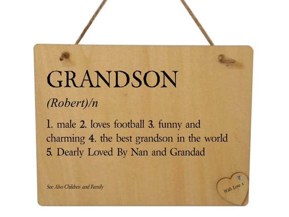 Regalos Personalizados Grandad Abuelo él Cumpleaños Enmarcado mejor nieta