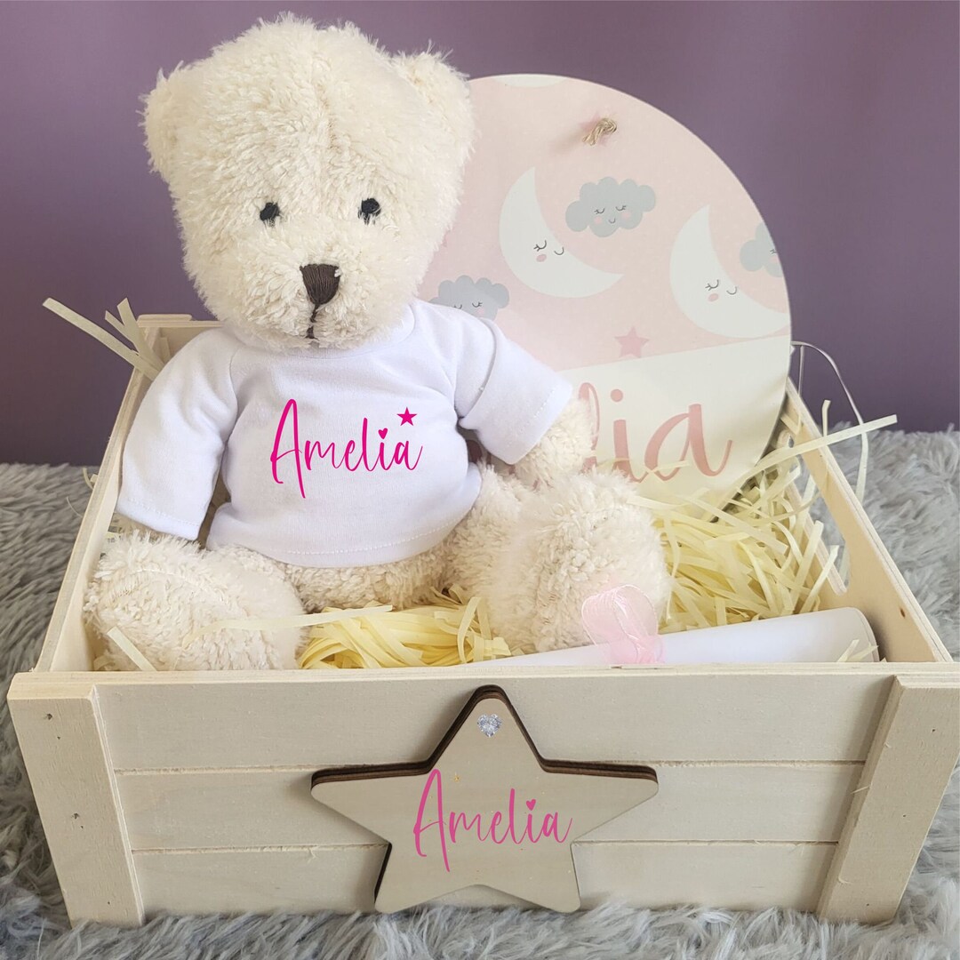 Personalised Baby Gift Box, New Baby Gift Baby Shower Gift Baby Boy