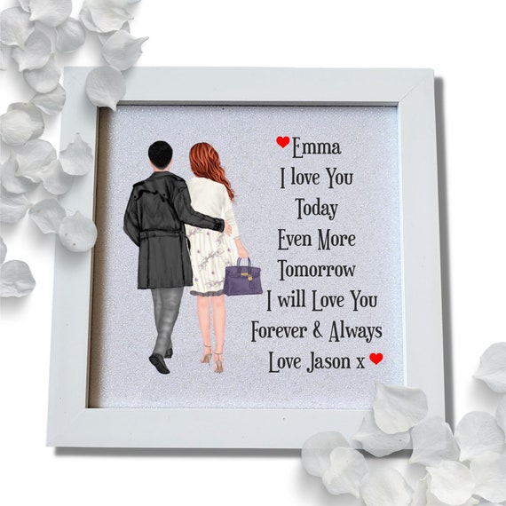 Personalized Picture Frame, Love You Frame , Customized Gift