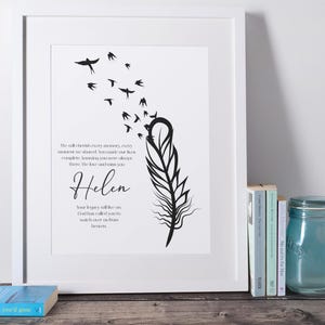Legacy Verse Memorial Poem | Remembrance Keepsake | Personalised Poem | DIGITAL DOWNLOAD
