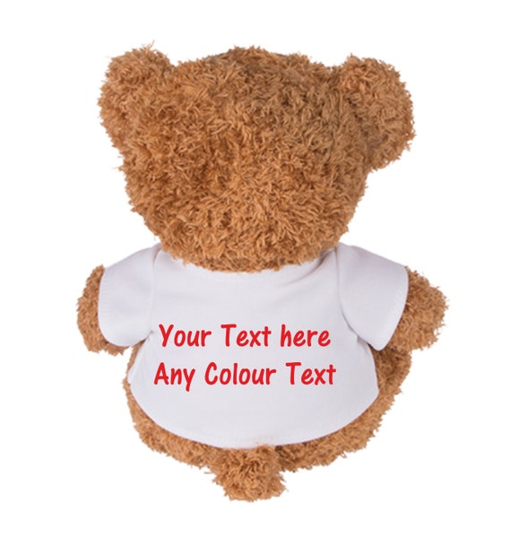 Personalised bear t shirt Clearance
