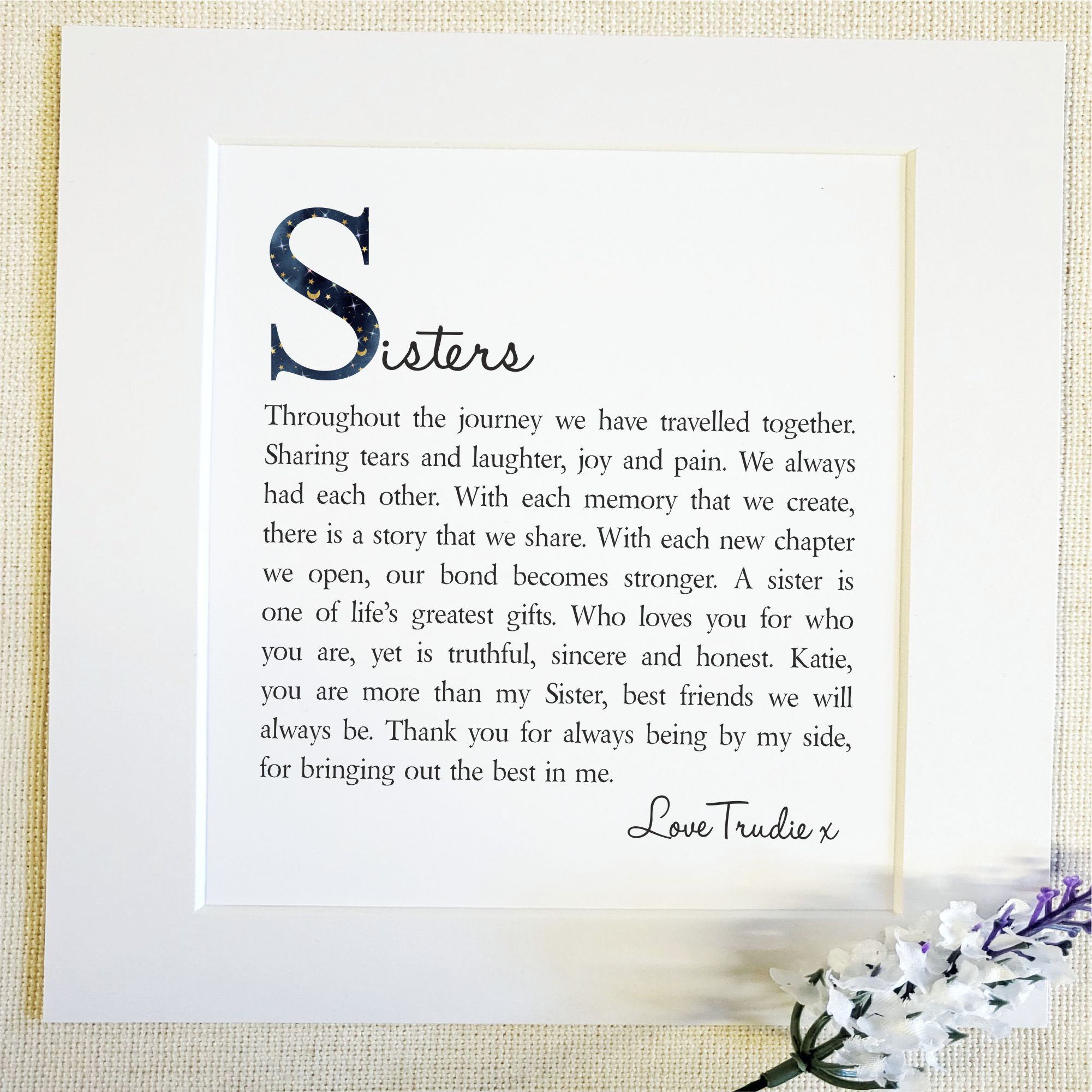 Funny Sister Poems - Etsy