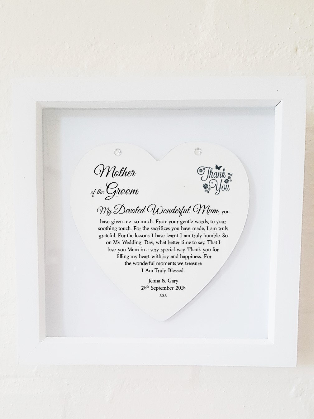 Personalised Mother of the Bride Mother of the Groom Wedding Etsy