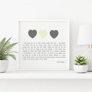 Sister Framed Personalised Poem Keepsake Sister Poem Print | Gift for Her | Present for Her | Any Occasion