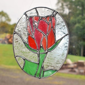 Stained Glass Roses