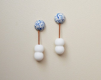 Double ball earrings