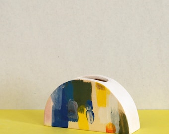 brushstrokes mini vase