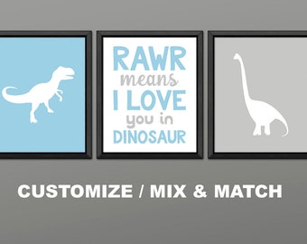 dinosaur baby shower, dino baby room decor, dinosaur nursery art, rawr means i love you in dinosaur, dinosaur kids room art, dino baby gift