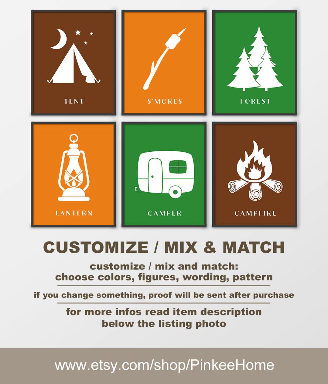 Camping Theme Nursery, Outdoor Nursery Wall Decor PRINT/CANVAS/DIGITAL, Explorer Kids Wall Art