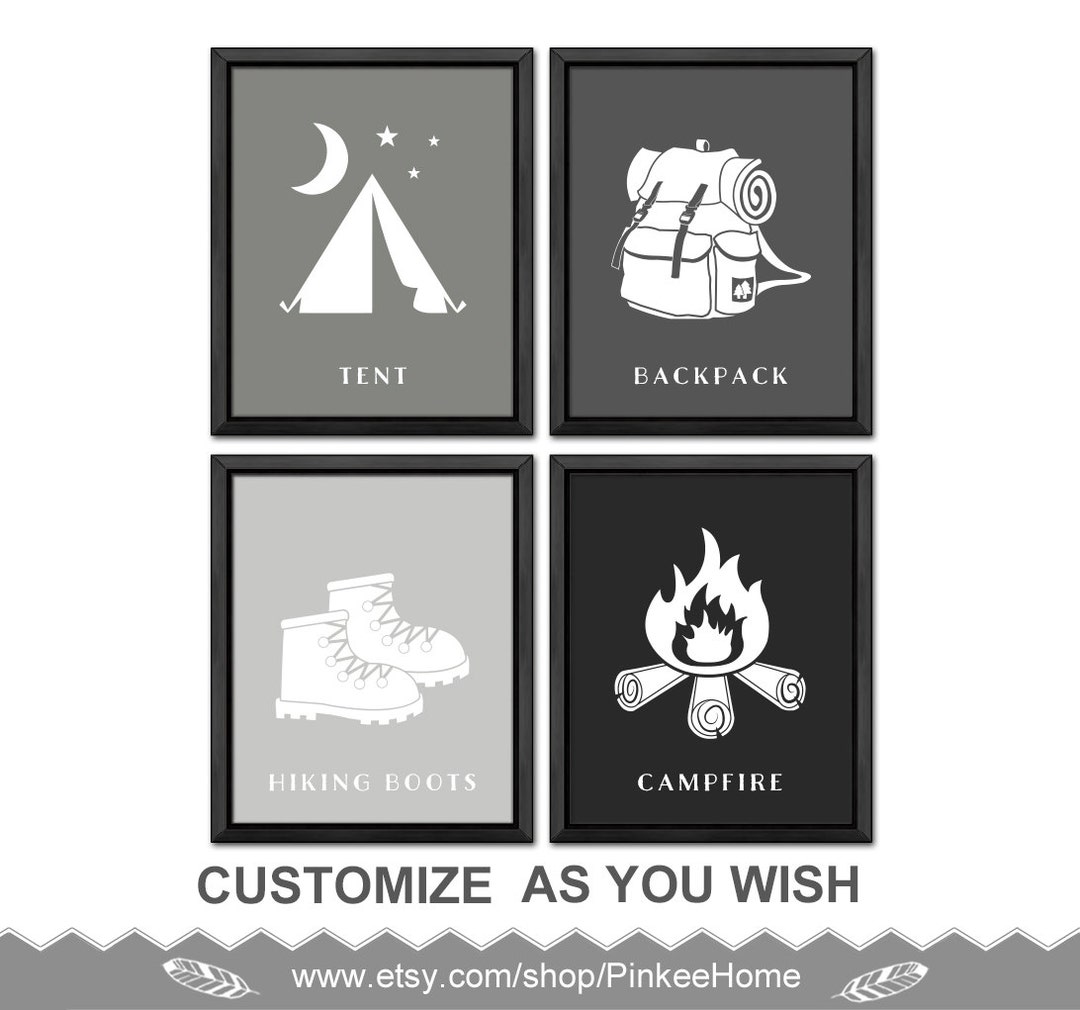 Outdoor Nursery Gray Explorer Nursery Camping Nursery Etsy