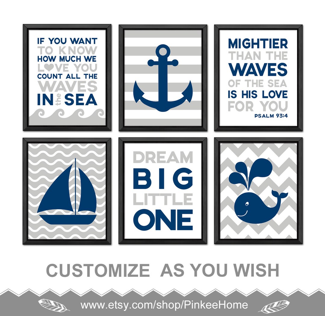 Nautical Boy Nursery, Nautical Nursery Decor, Nautical Baby Gift