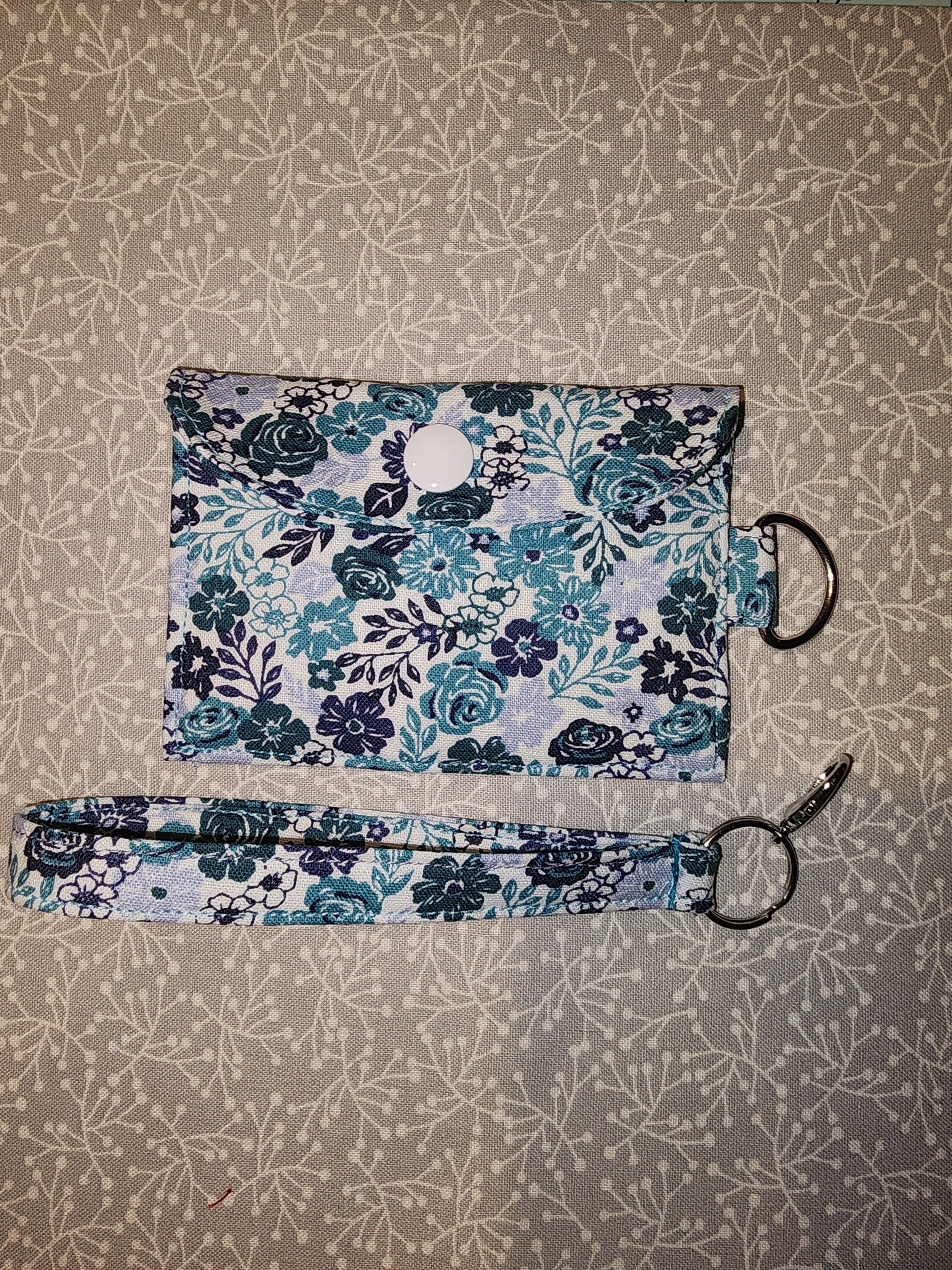 Mini Keychain Wallet W/attachable Wrist Strap. - Etsy