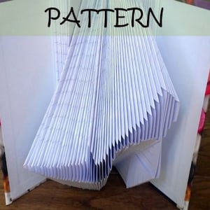 2 Book folding Patterns: SHOES design (including instructions) – DIY gift – Papercraft Tutorial