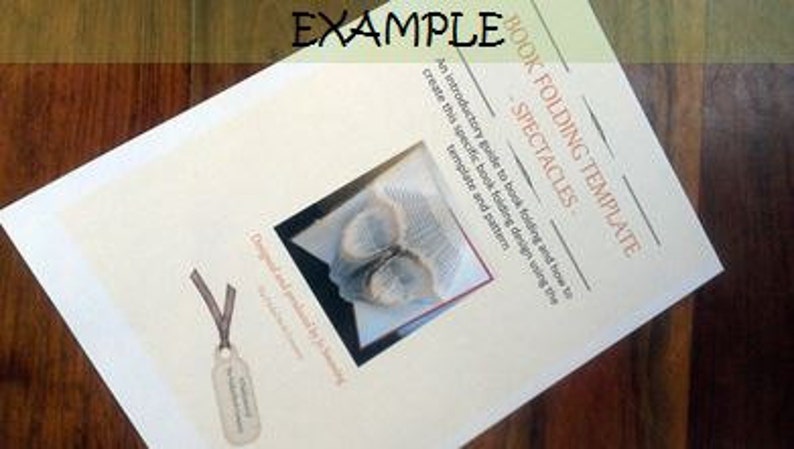 Book folding Pattern: IRISH TRIPLE Knot design including instructions DIY gift Papercraft Tutorial image 4