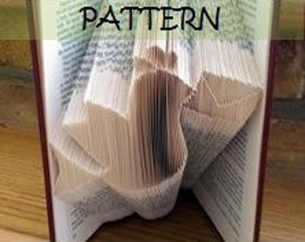 Book folding Pattern: DELIVERY BIRD design (including instructions) – DIY gift – Papercraft Tutorial