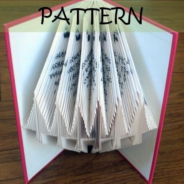 2 Buch Faltmuster: Tanne und Pilz Design (inklusive Anleitung) – DIY Geschenk – Papercraft Tutorial