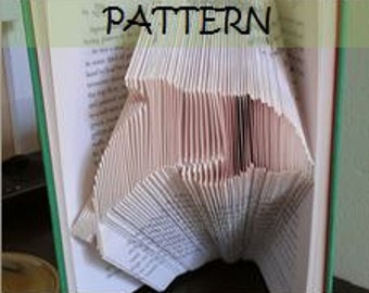 Book folding Pattern: DOLPHIN design (including instructions) – DIY gift – Papercraft Tutorial