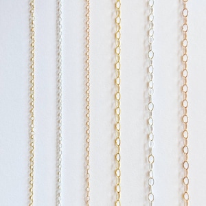 Replacement chains in dainty chain or large cable chain image 1