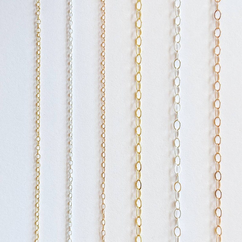 Replacement chains in dainty chain or large cable chain image 1