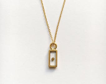 FAITH as a Mustard Seed Necklace. Small 